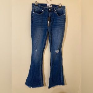 Flare Leg Distressed Denim (NWT)